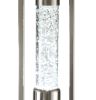 31" Silver Metal Table Lamp With Beige Empire Shade