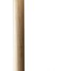 59" Natural Solid Wood Floor Lamp With White Linen Drum Shade