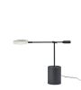 64" Black Metal LED Light Changing Swing Arm Floor Lamp
