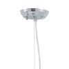 Silver Lantern Metal Chandelier With Silver Shades