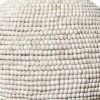 Whitewash Beaded Ball Hanging Light
