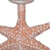 Set of Two 28" Clear Table Lamp With White Drum Shade