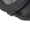 61" Black LED Floor Lamp With Black Metal Shade