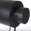 61" Black LED Floor Lamp With Black Metal Shade