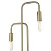 63" Two Light Torchiere Floor Lamp