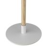 55" Brown And White Reading Floor Lamp