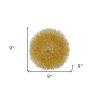Gold Metal Sunburst Accent Wall Lamp