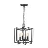 Rhian 4-Light Matte Black Pendant