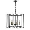 Rhian 8-Light Matte Black Pendant