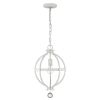 Callie 1-Light Country White Pendant