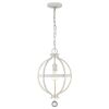 Callie 1-Light Country White Pendant