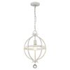 Callie 1-Light Country White Pendant