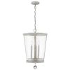 Callie 3-Light Country White Foyer Pendant