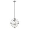 Kassian 1-Light Satin Nickel Pendant