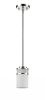 Silver Minimalist Cylindrical Hanging Light