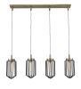 Reece 4-Light Aged Brass Island Pendant