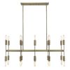 Perret 20-Light Aged Brass Island Pendant
