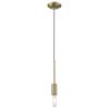 Dull Gold Mini Pendant Hanging Light