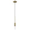 Dull Gold Mini Pendant Hanging Light