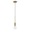 Dull Gold Mini Pendant Hanging Light