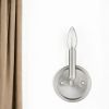 One Light Silver Wall Sconce