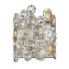 Vitozzi 1-Light Antique Silver Leaf Sconce