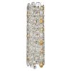 Vitozzi 3-Light Antique Silver Leaf Sconce