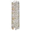 Vitozzi 3-Light Antique Silver Leaf Sconce