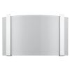 Polished Chrome Wall Sconce with Frosted Glass Shade