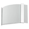 Polished Chrome Wall Sconce with Frosted Glass Shade