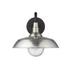 Burry 1-Light Satin Nickel Wall Light