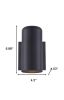 Minimalist Matte Black Wall Sconce