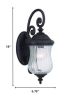 Matte Black Urn Shaped Wall Light