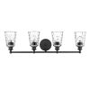 Mae 4-Light Matte Black Vanity