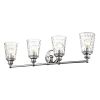 Mae 4-Light Chrome Vanity