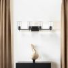 Orella 4-Light Matte Black Sconce