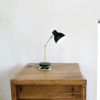 Matte Black and Gold Mod LED Adjustable Desk Lamp