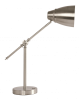 Brushed Silver LED Adjustable Desk Lamp