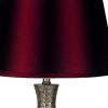 Contemporary Maroon Table Lamp