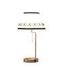 20" Silver Bedside Table Lamp With Off White Empire Shade