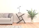 18" White Curvy Spiral LED Table Lamp