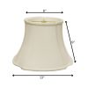Cream Monay Shantung Silk Oval Lamp Shade