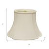 Cream Monay Shantung Silk Oval Lamp Shade