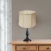 13" Off White Throwback Drum Linen Lampshade