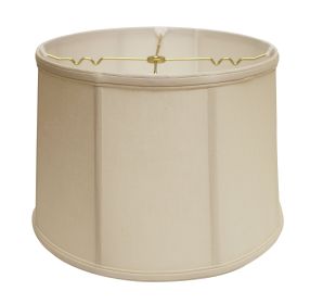 Vanilla Linen Drum Lamp Shade