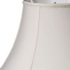 White Shantung Silk Bell Lamp Shade