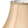 Gold Shantung Silk Bell Lamp Shade