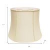 Ivory Shantung Silk Drum Lamp Shade