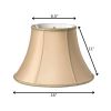 Gold Shantung Silk Oval Lamp Shade