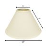 Ivory No Slub Innsbruck Print Cone Lamp Shade